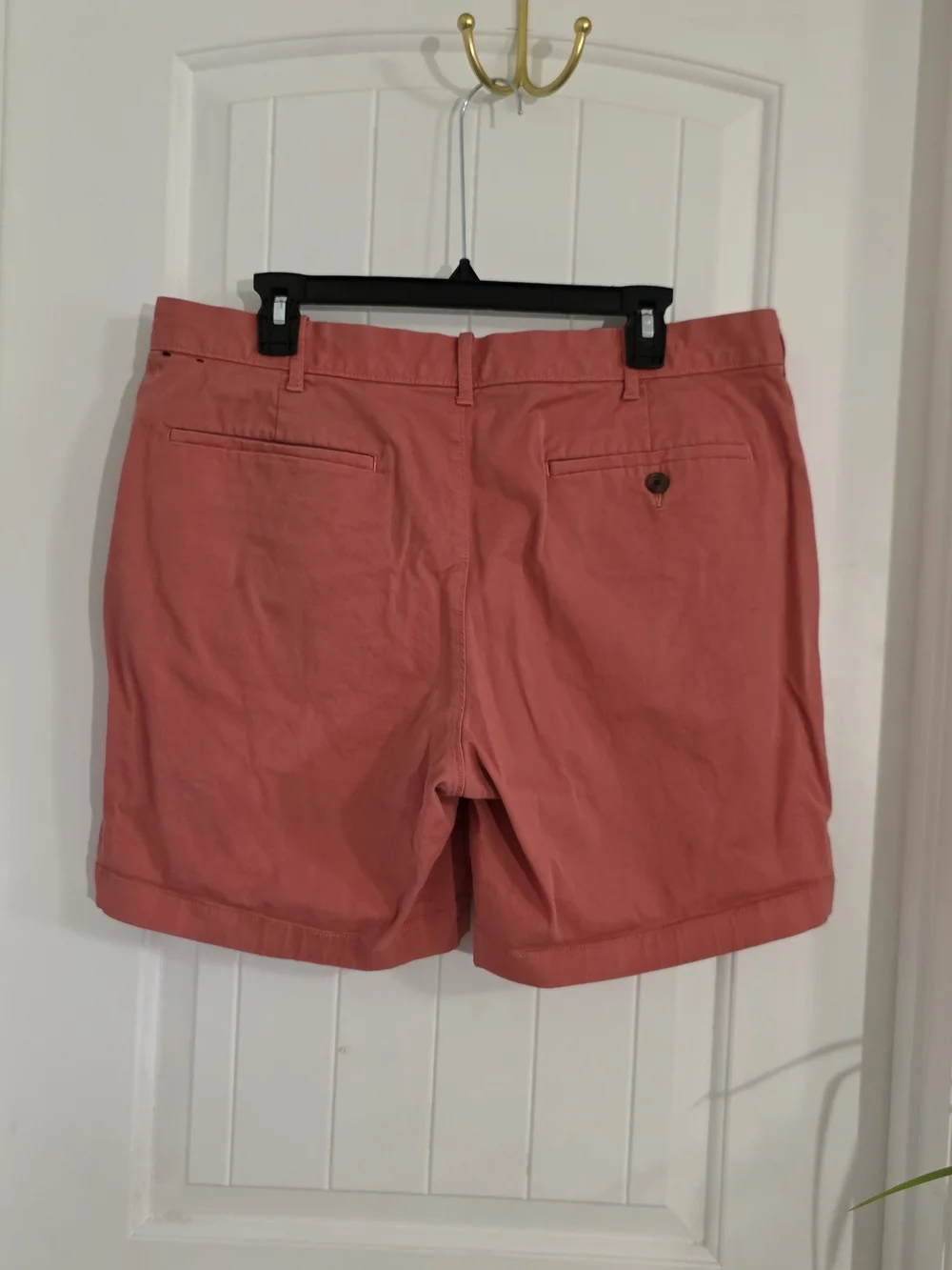 J.Crew Original Chino Shorts Men’s 35 Coral Salmon 7” Inseam Stretch